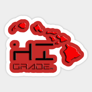 HI Grade Hawaii Sticker